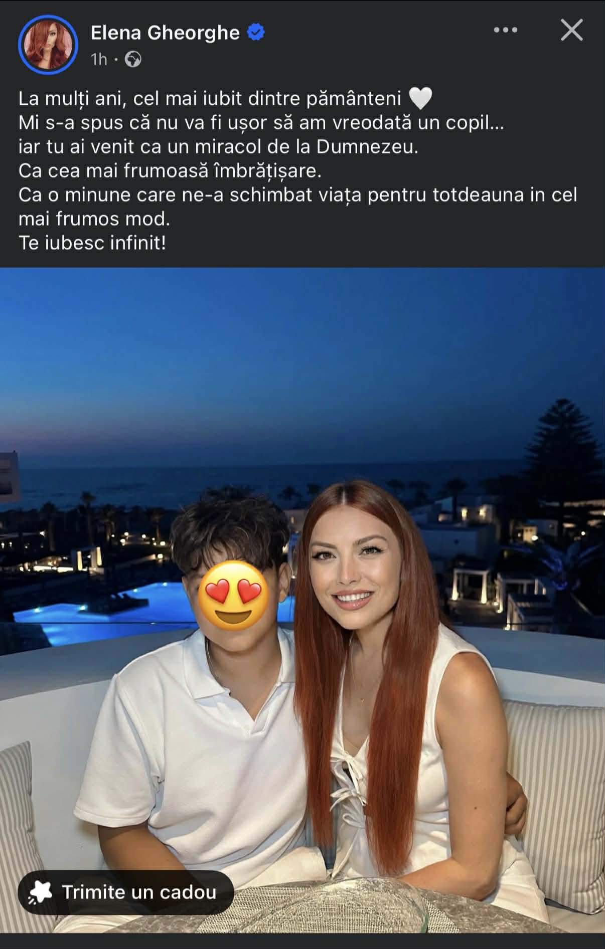 Cum arată și cât de mare a crescut fiul Elenei Gheorghe. Nicholas își sărbătorește ziua de naștere