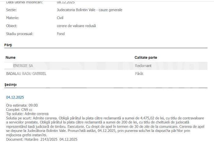 Gabi Bădălău, făcut K.O. la tribunal | A promis că plătește, însă...