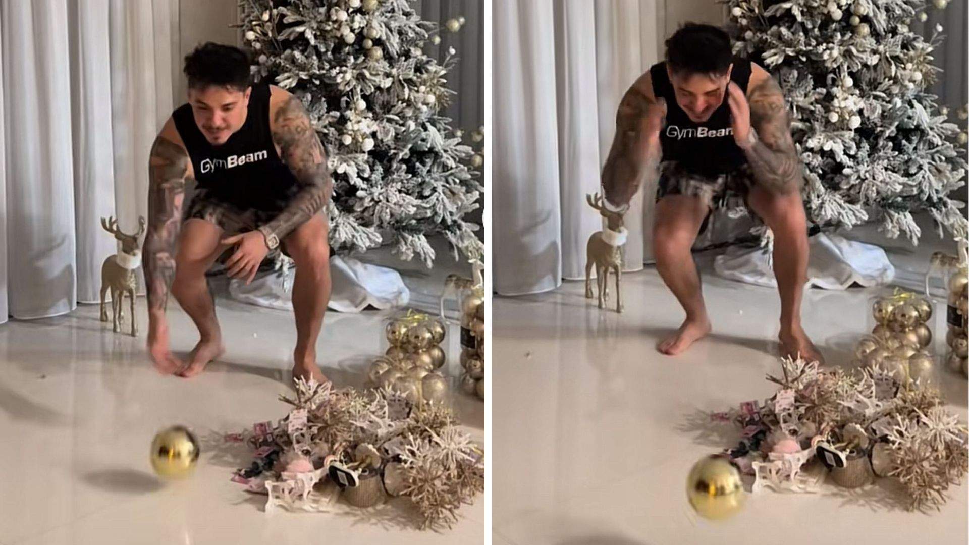 Bogdan de la Ploiești împodobește bradul