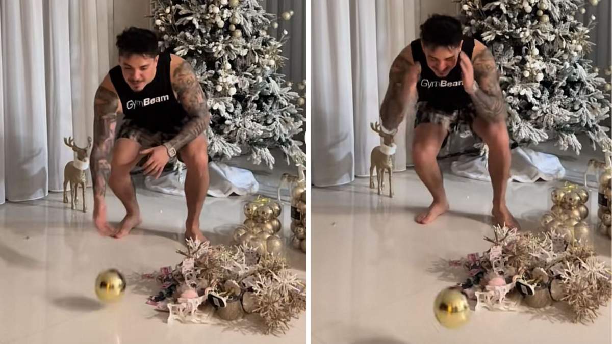 Bogdan de la Ploiești împodobește bradul