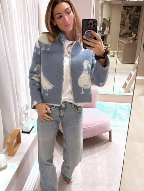 Luisa Zissman, într-o ținută casual