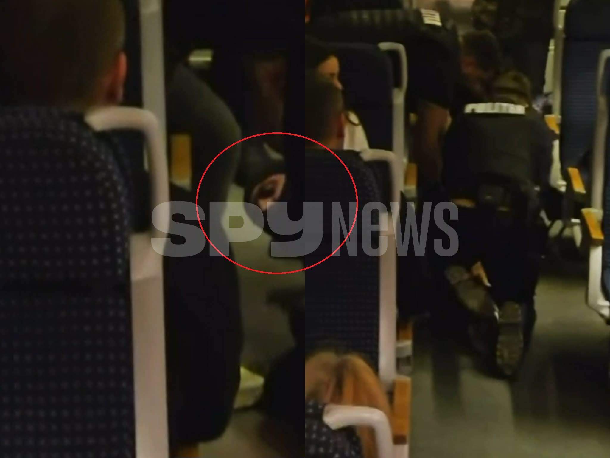 bărbat săltat din tren