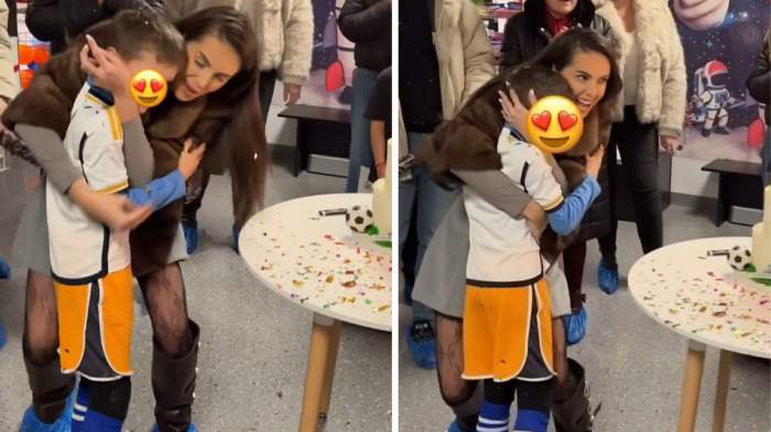 Colaj Georgiana Lobonț și fiul ei