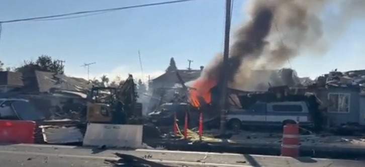 Incendiul devastator din America