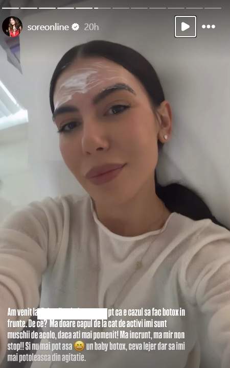 Sore, în cabinetul medicului estetician. Ce procedură și-a făcut la nivelul feței