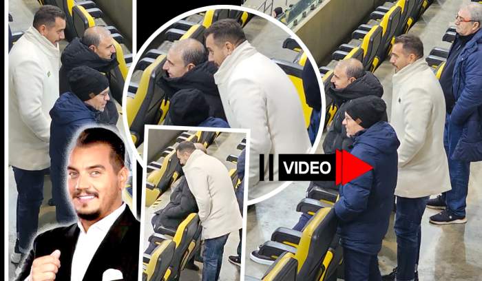 Imagini de senzație cu Bursucu! A ieșit pe stadion și a dat clasă tuturor! Cum arăta prezentatorul și în ce companie selectă a fost surprins