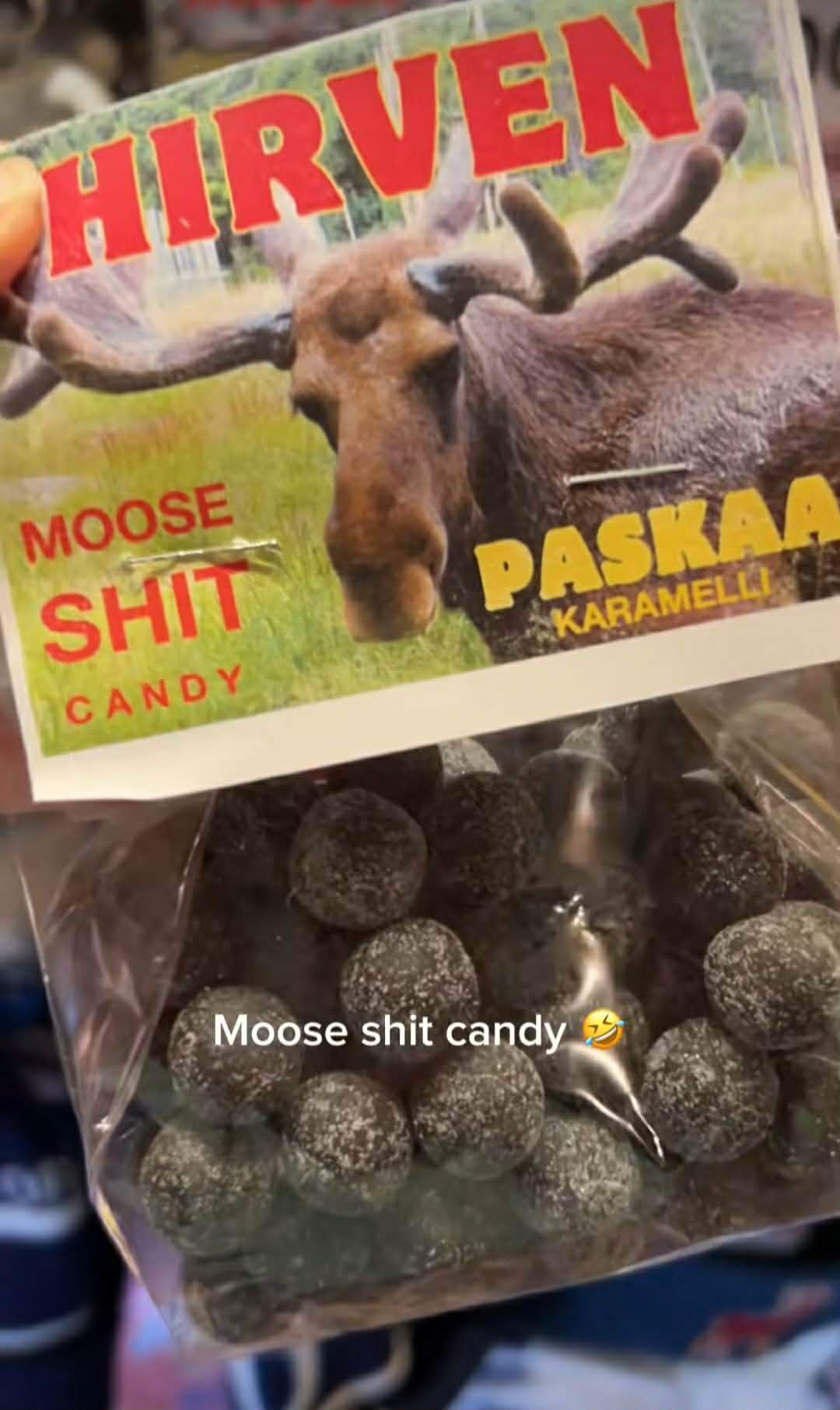 bomboane cu gust de fecale de ren