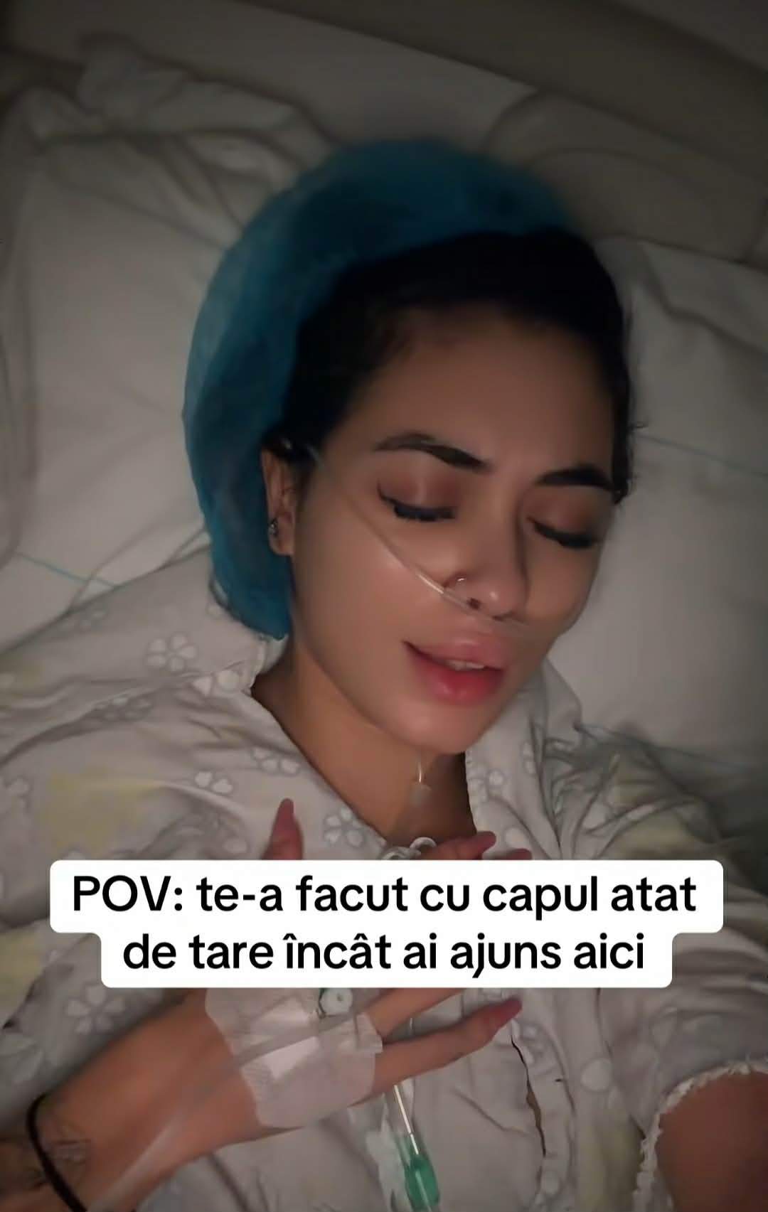 Letty pe patul de spital