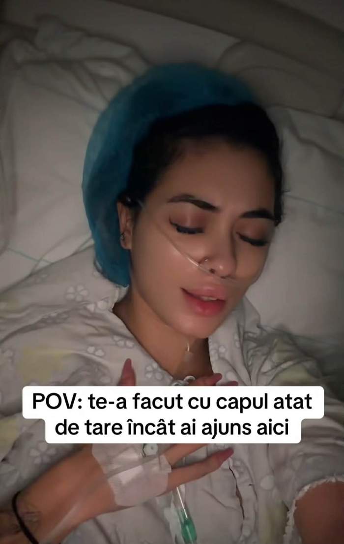 Letty pe patul de spital