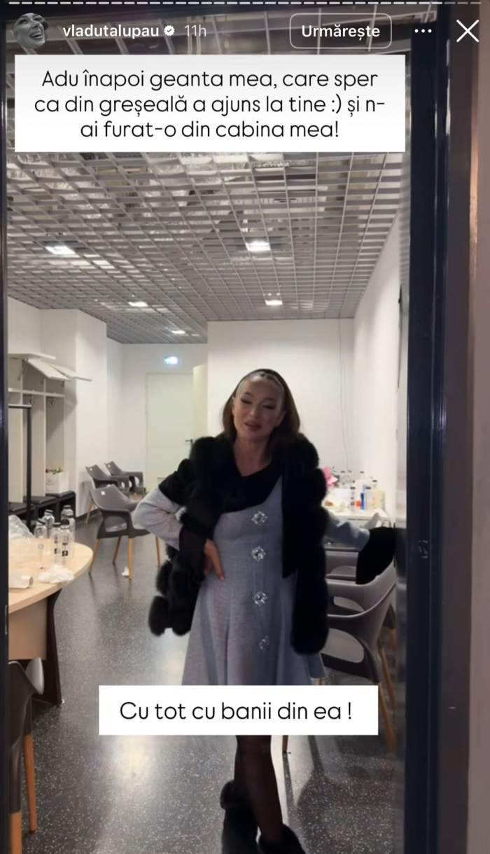 Mesajul Vlăduței Lupău pentru hoț