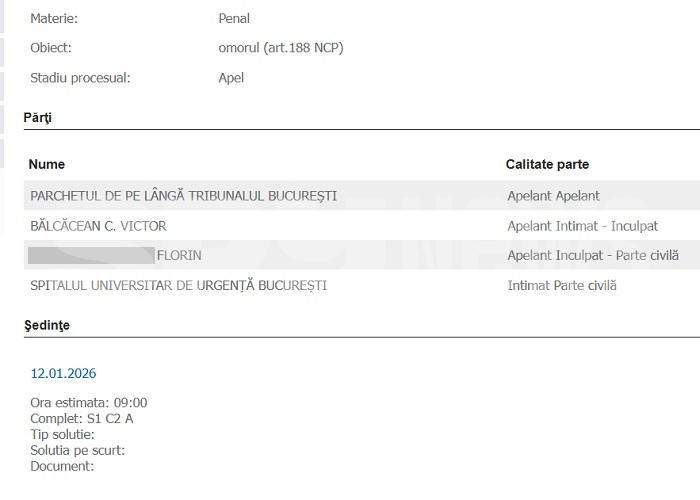 Fiul milionarului Bălcăcean a mutat dosarul tentativei de omor la Curtea de Apel București | Victima, condamnată!