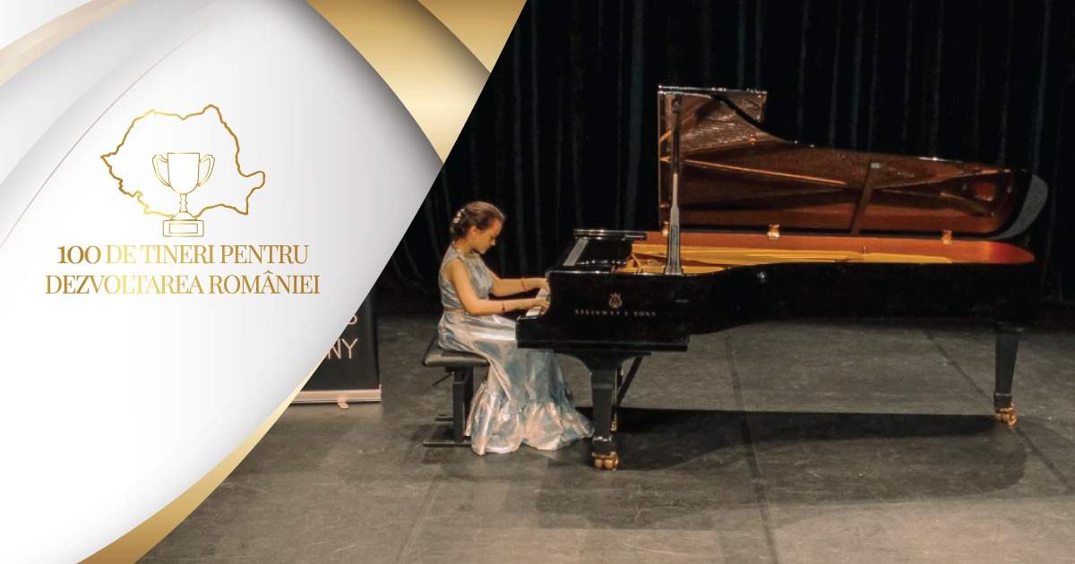 O tânără româncă are toate șansele să devină una dintre cele mai mari pianiste ale lumii. Maria-Louisa van Staden, în campania „100 de tineri pentru dezvoltarea României”