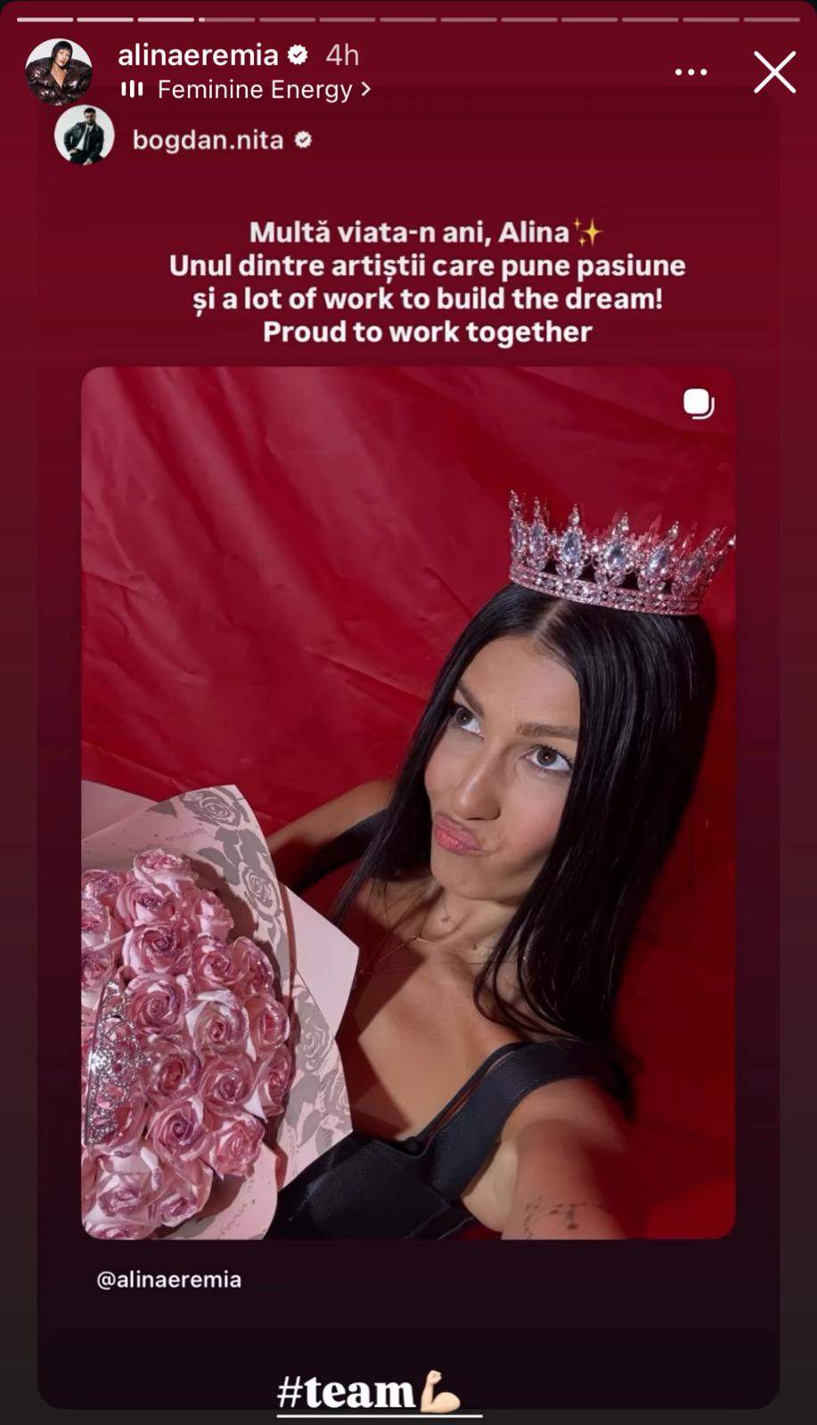 Mesajul unui prieten de-ai Alinei Eremia