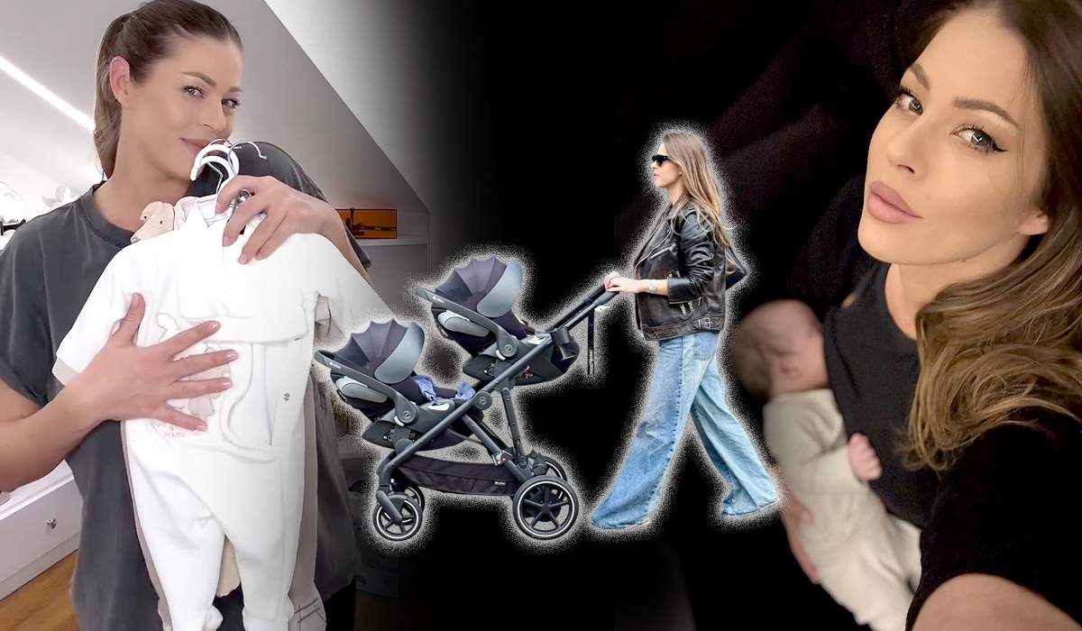 Roxana Nemeș nu vrea să mai audă de bone pentru gemenii ei! Care sunt problemele cu care s-a confrunat proaspăta mămică! De ce nu și-a botezat încă bebelușii
