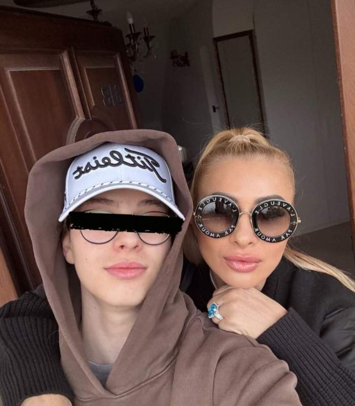 Anamaria Prodan și fiul ei