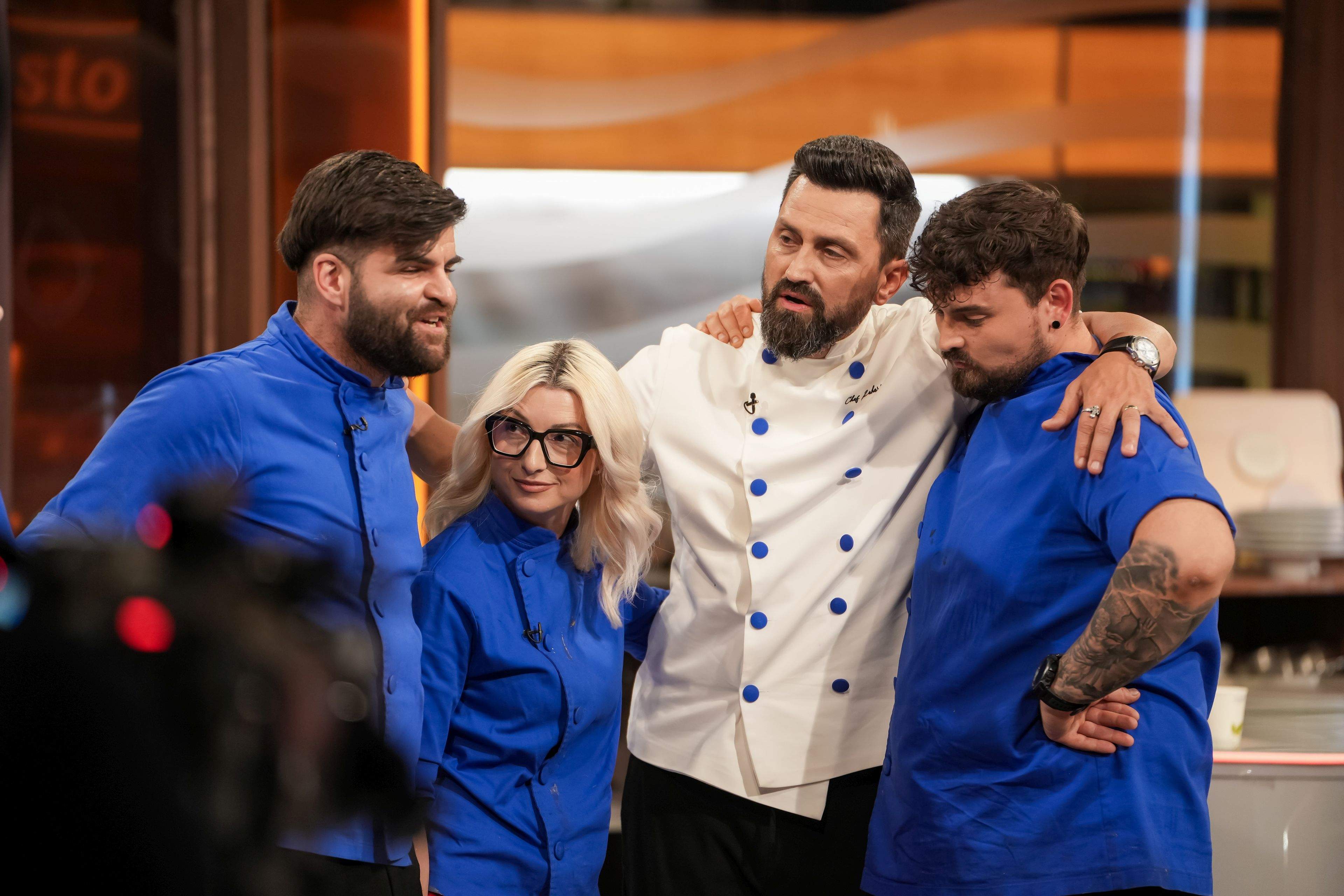 Echipa lui Chef Ștefan, victorioasă, aseară la Chefi la cuțite. Diseară, provocare triplă în arena culinară: roata nebună a ingredientelor, plus două amulete