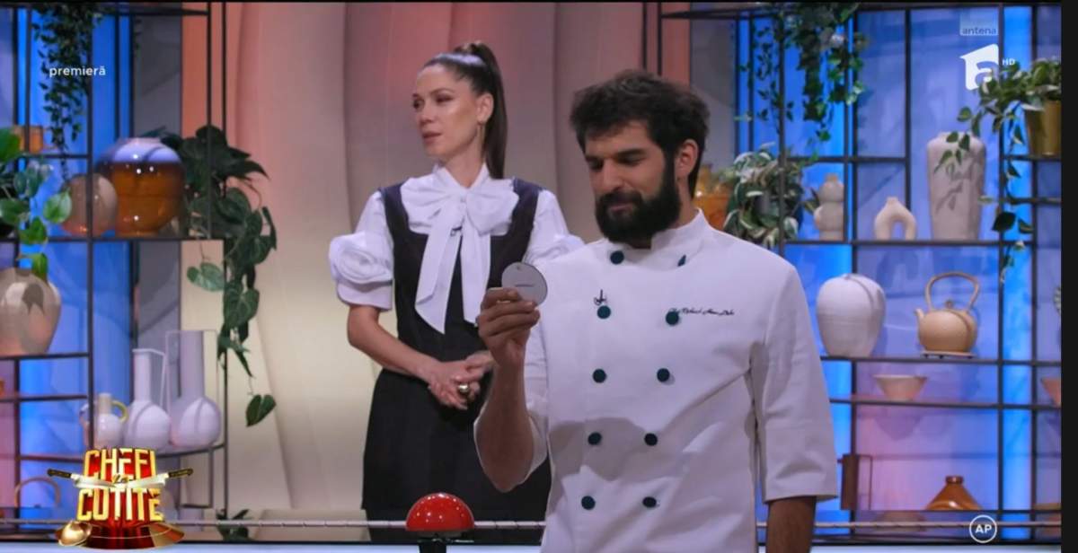 Chef Richard Abou Zaki, citind amuleta