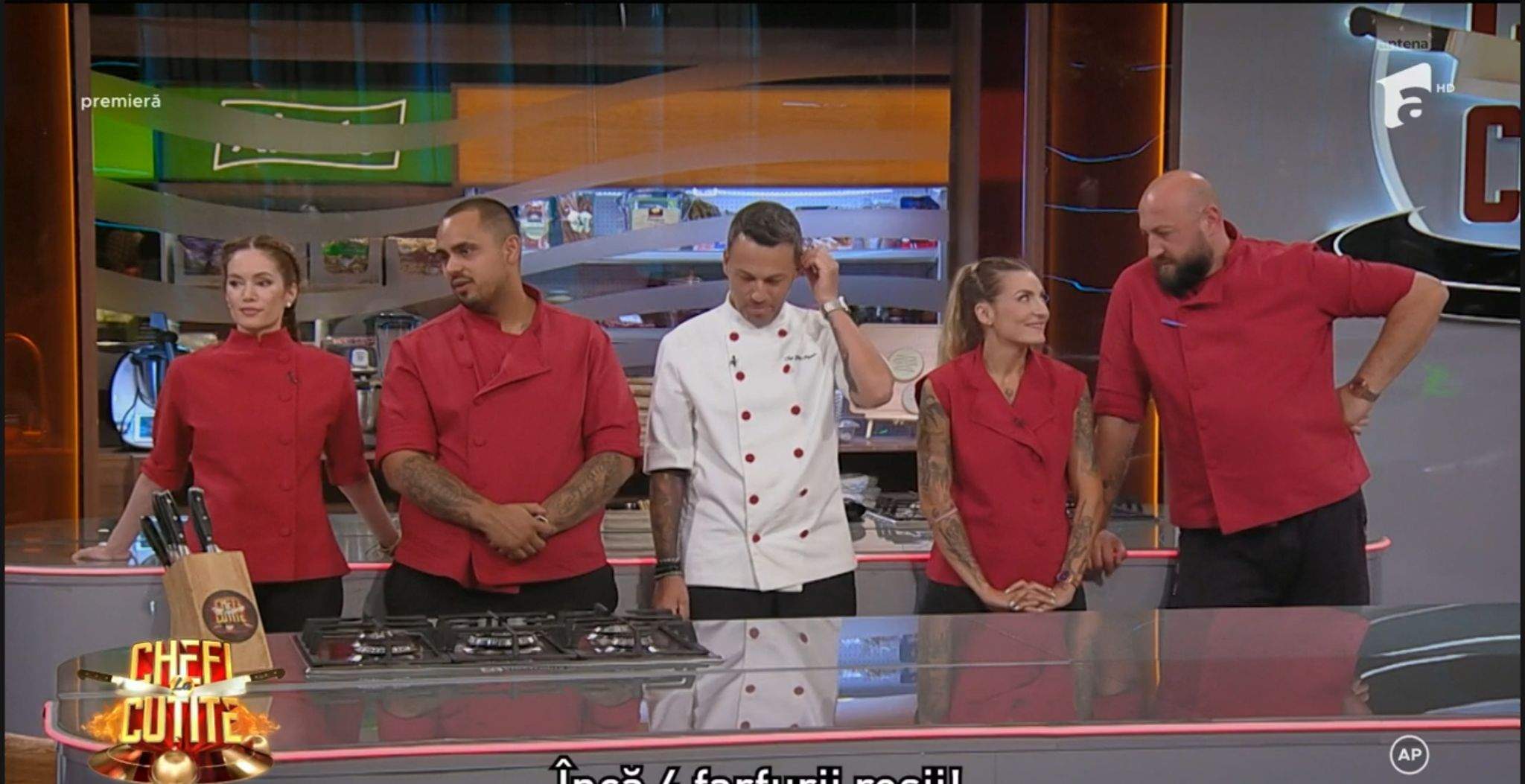 Echipa burgundi, la Chefi la cuțite