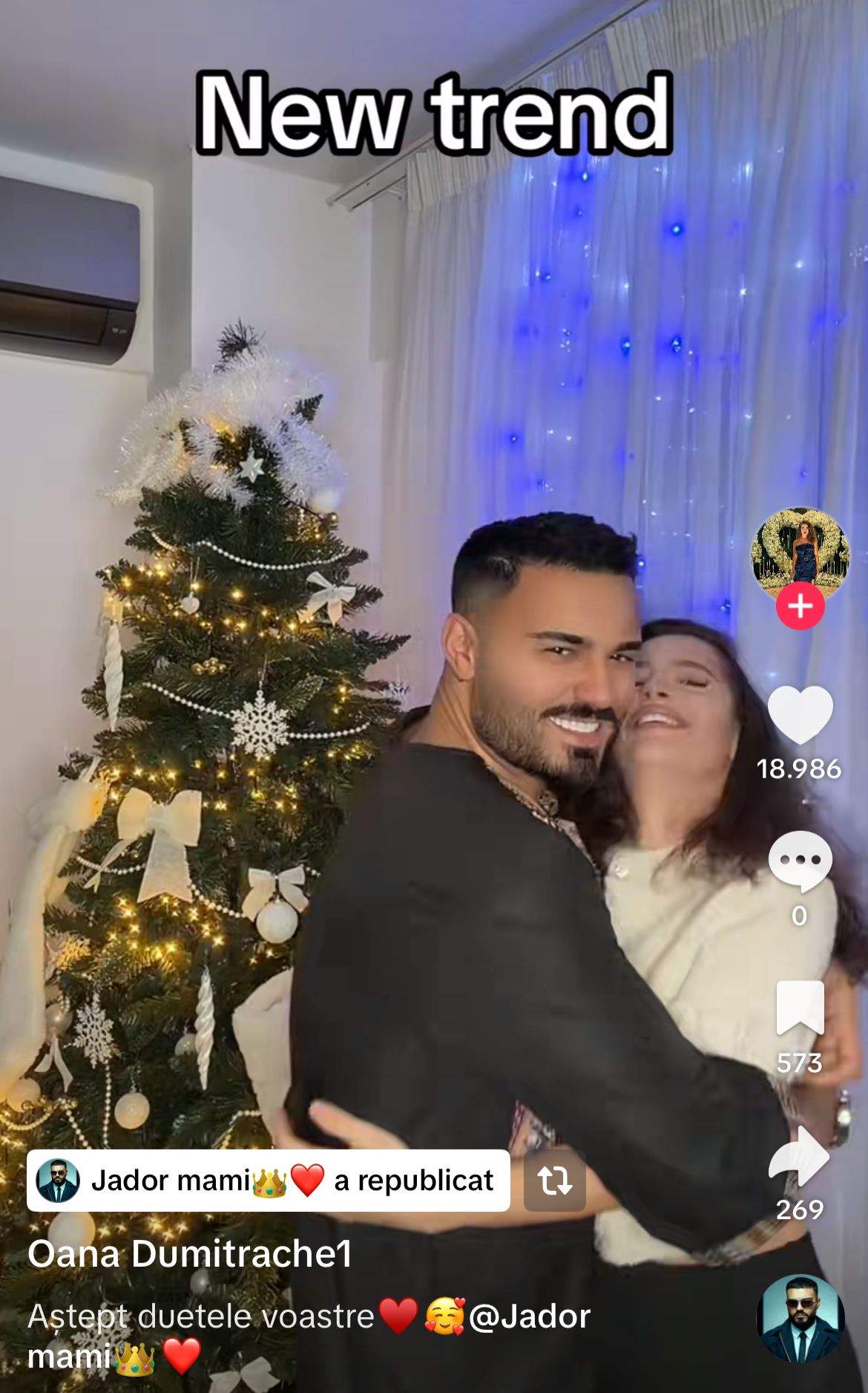 Jador și Oana, ipostaze fericite