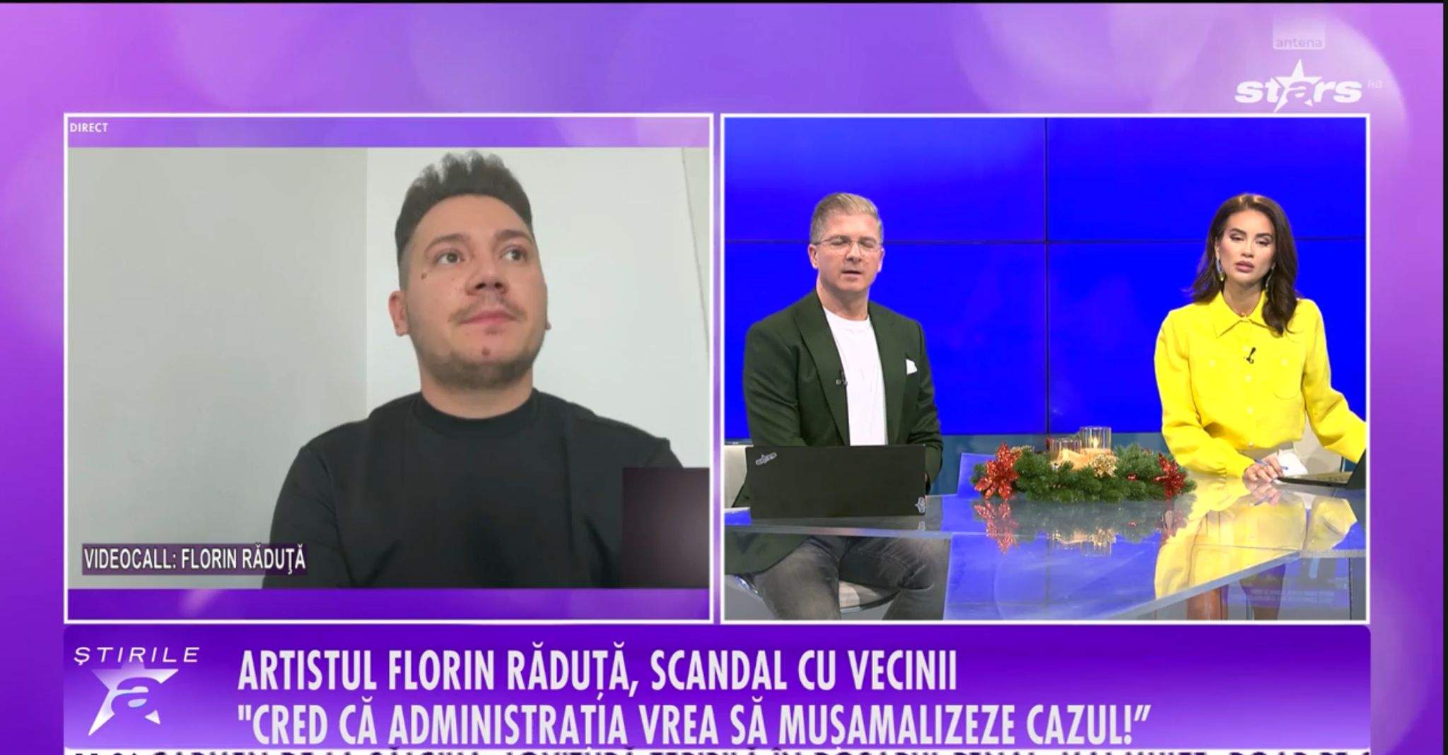 Florjn Răduță, la Știrile Antena Stars