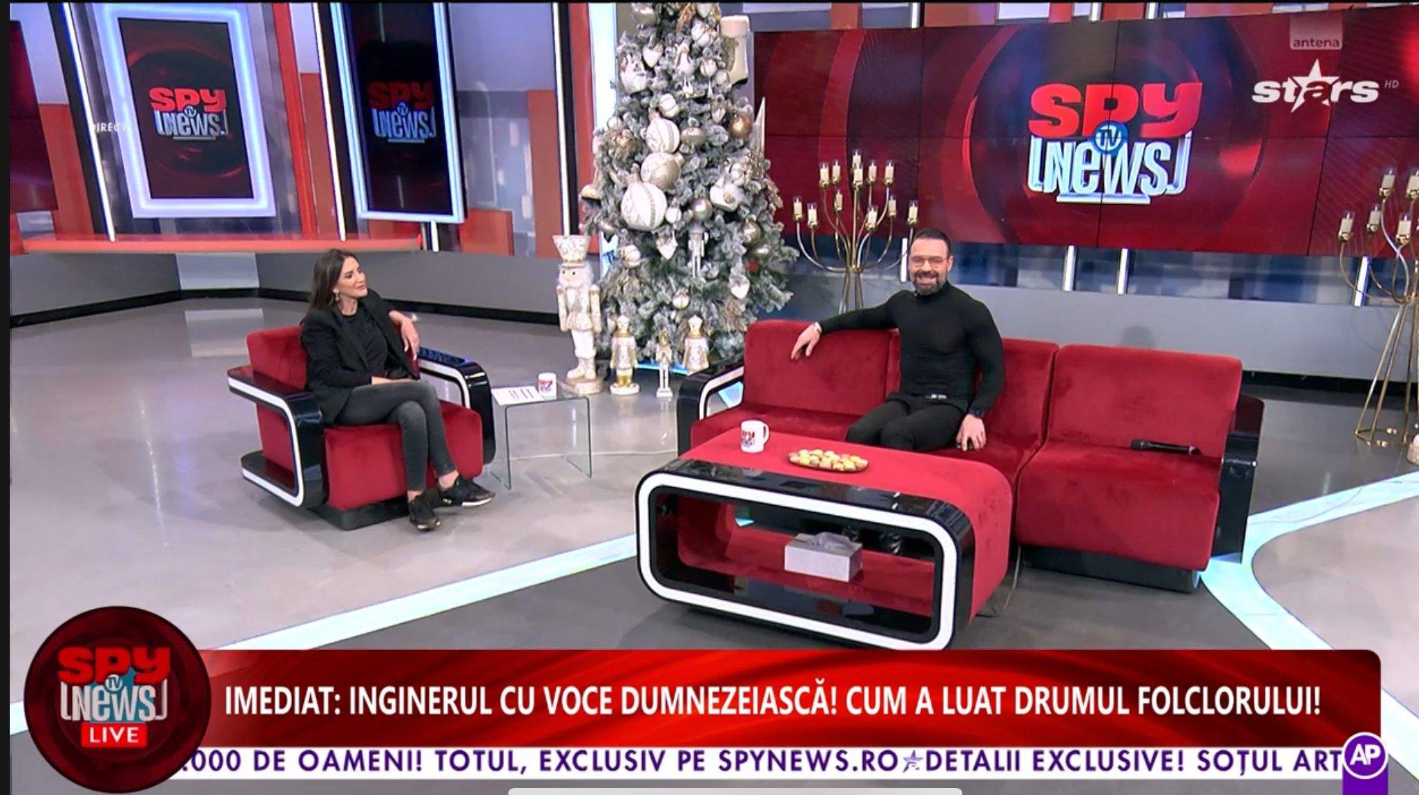 Cornel Păsat, în platoul Antena Stars