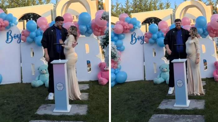 Colaj foto Colo gender reveal