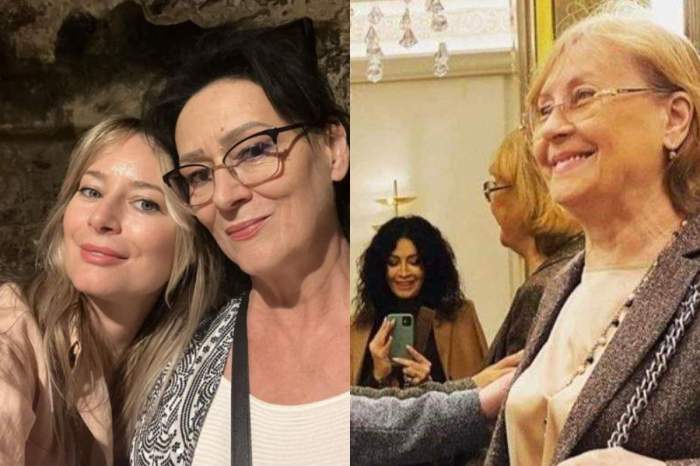 colaj din doua poze cu laura cosoi si mama si mihaela radulescu si mama