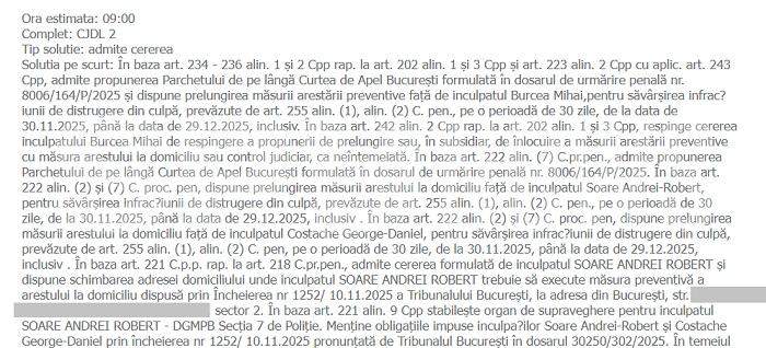 Eliberați din arest! Decizie neașteptată, în dosarul blocului explodat în Rahova | Vorba dulce...