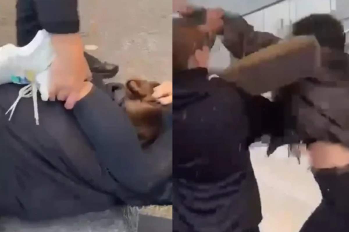 Au apărut imaginile de la încăierarea dintre soție și amantă, în Timișoara! Femeile s-au bătut pentru Regele TikTok-ului