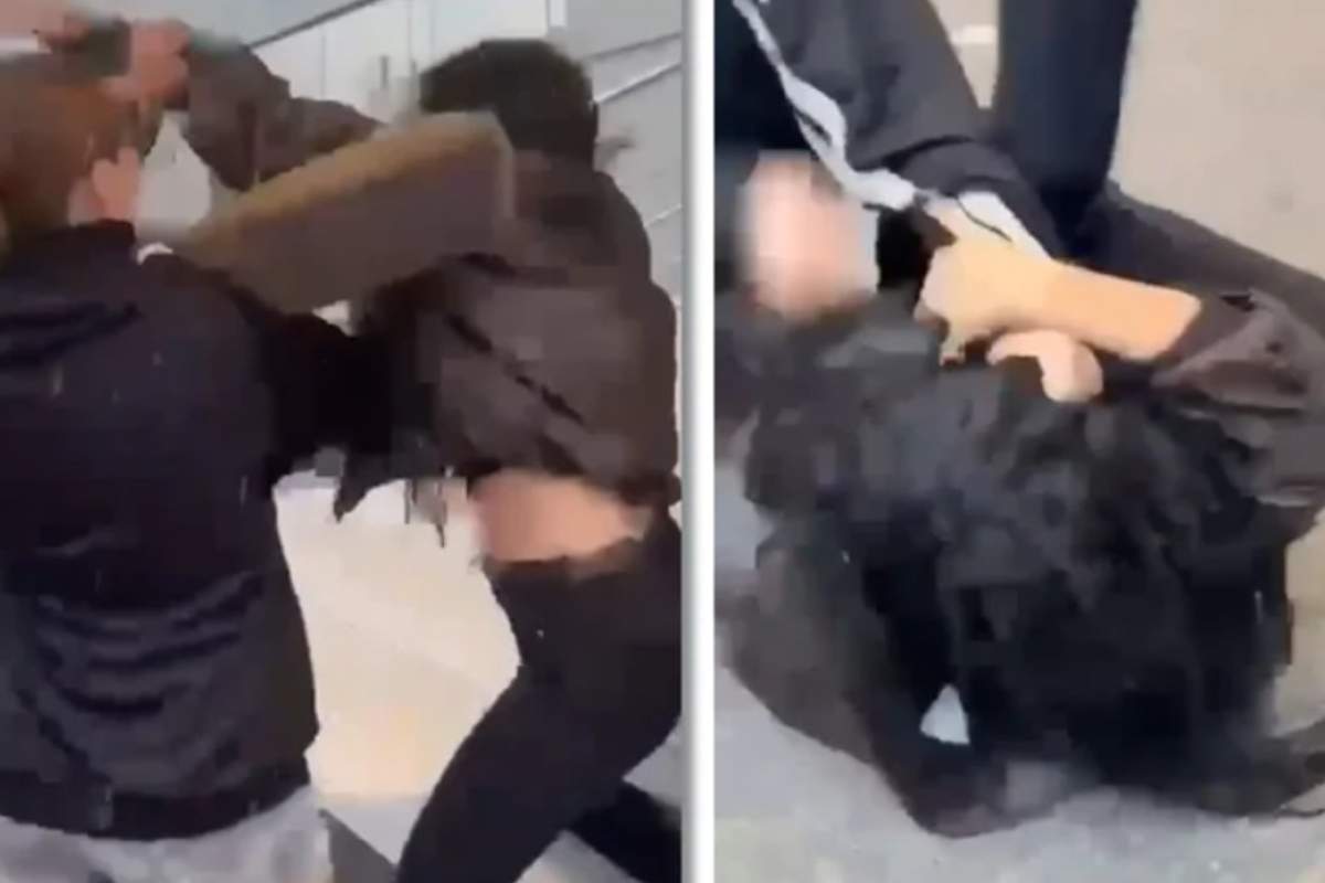 Au apărut imaginile de la încăierarea dintre soție și amantă, în Timișoara! Femeile s-au bătut pentru Regele TikTok-ului