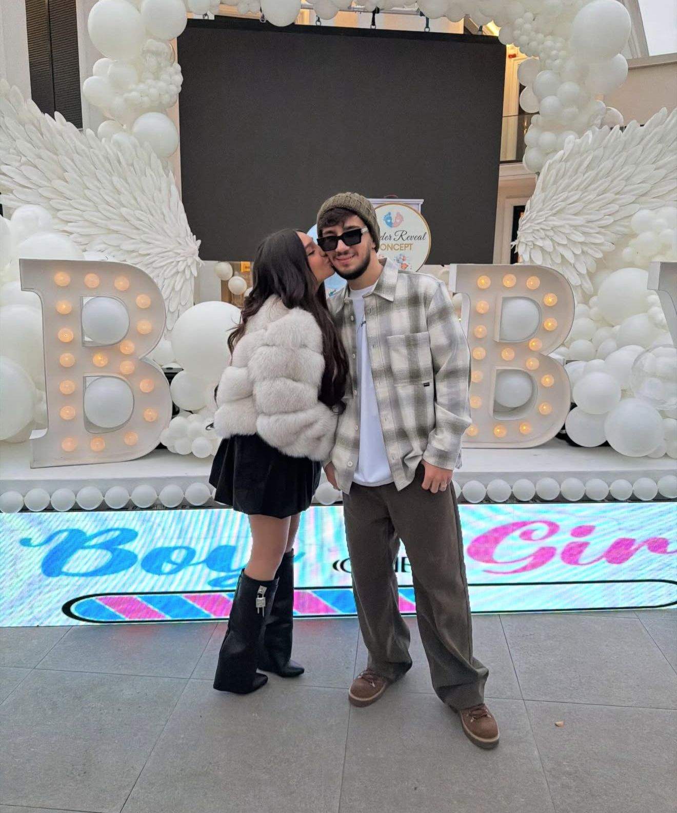 Fiul lui Costel Biju și soția, la petrecere de gender reveal