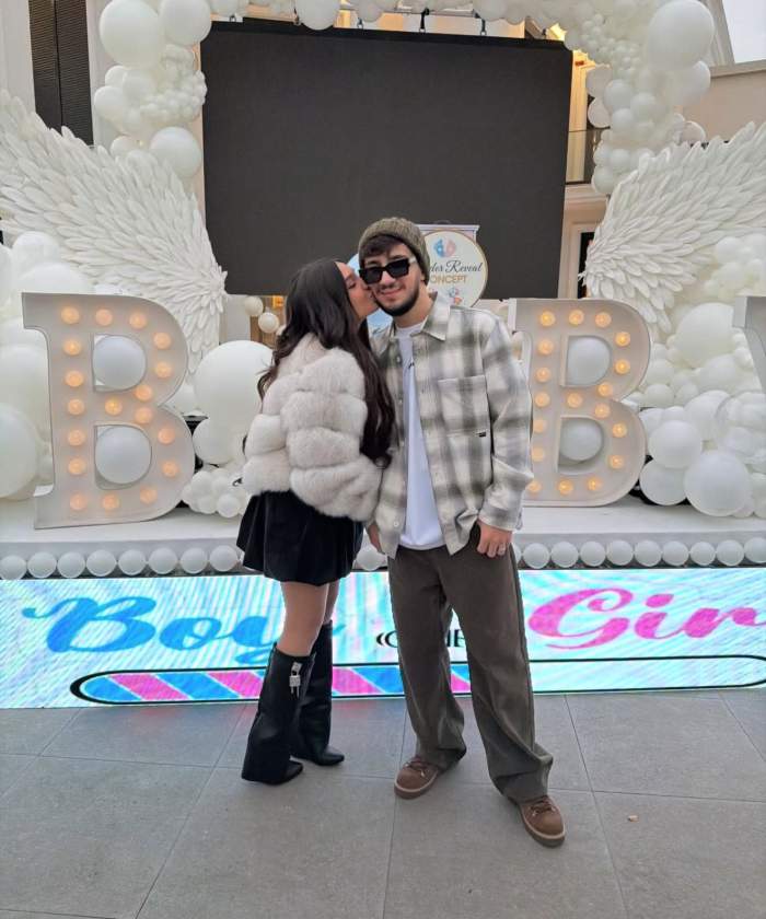 Fiul lui Costel Biju și soția, la petrecere de gender reveal