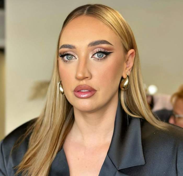 Ilona Brezoianu machiată