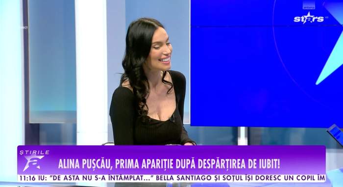 Alina Pușcău, la Știrile Antena Stars