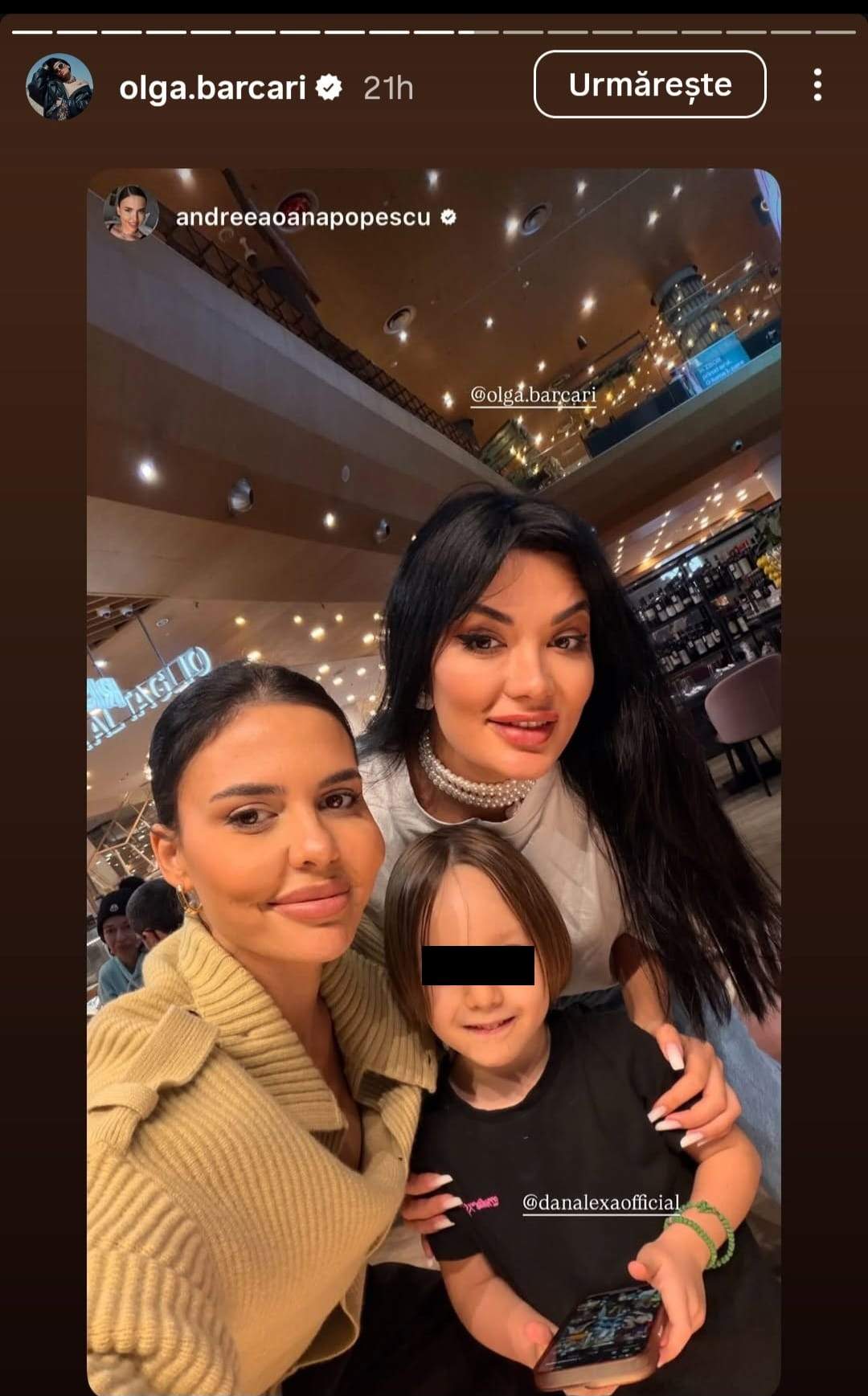 olga barcari si dan alexa fiu