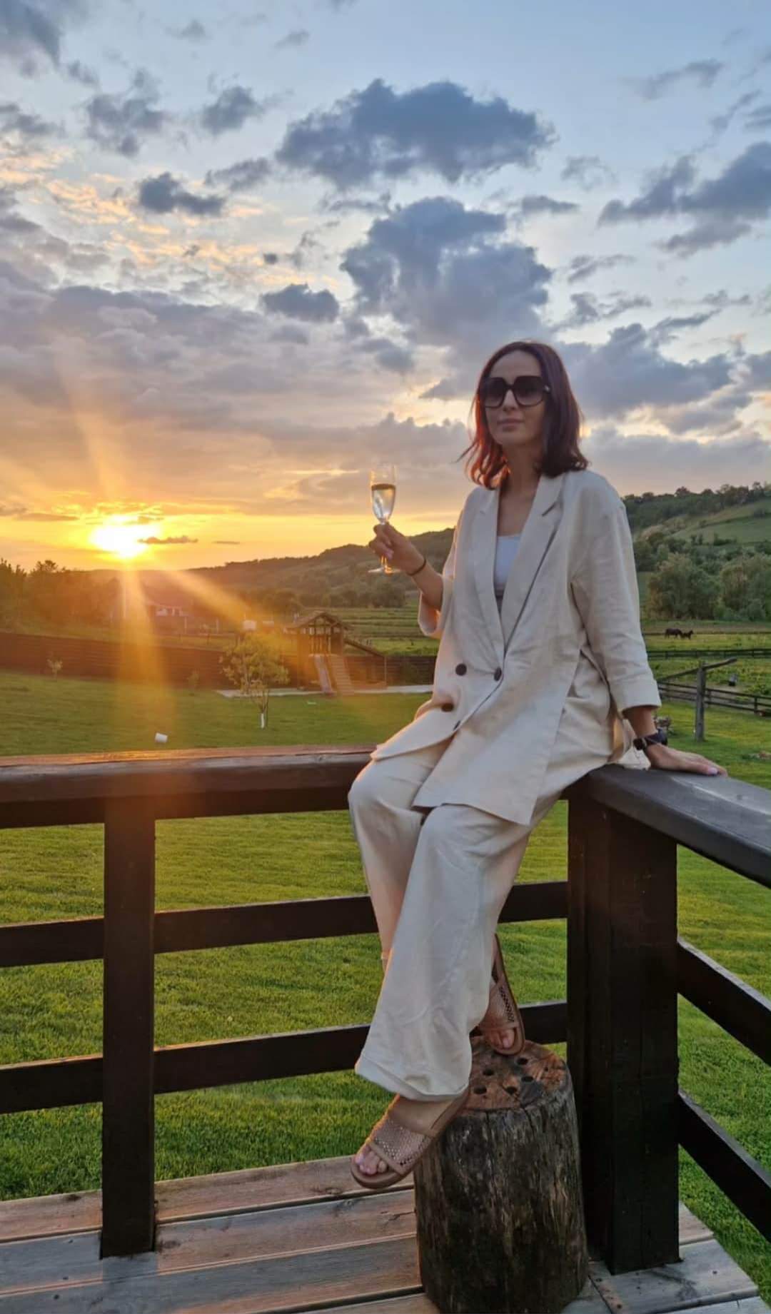 Roxana Moise, în natură