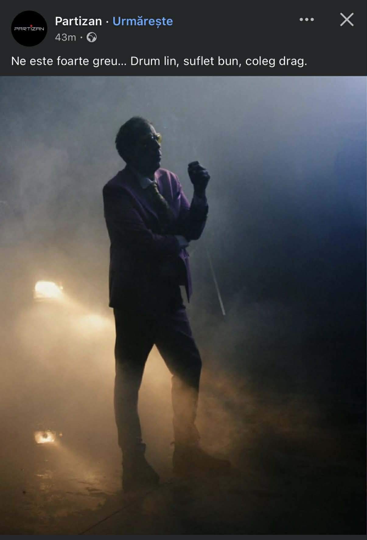 Ultima apariție a lui Adrian Pleșca zis și Artan. Cum s-a filmat cu doar 4 zile înainte să moară și ce le-a transmis fanilor