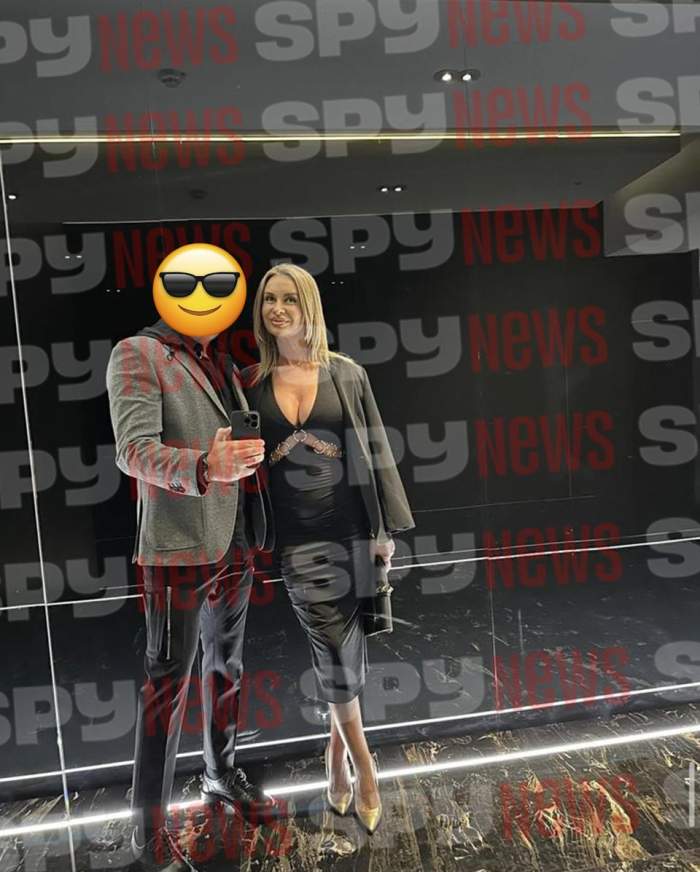 Oana Ungureanu și soțul ei, în ținute elegante