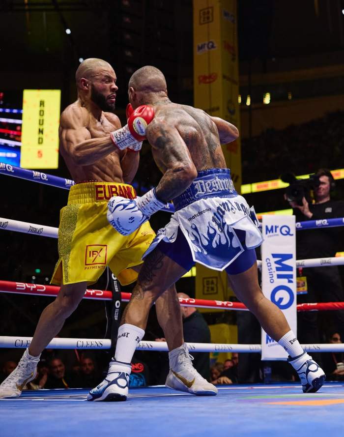 Luptătorul britanic, în ring