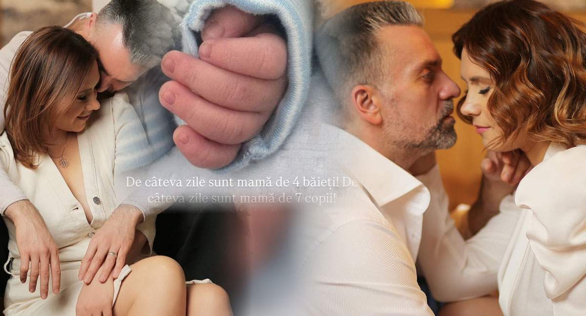 Oksana Ionașcu a născut! Soția lui Cezar Ionașcu a devenit mamă pentru a șaptea oară