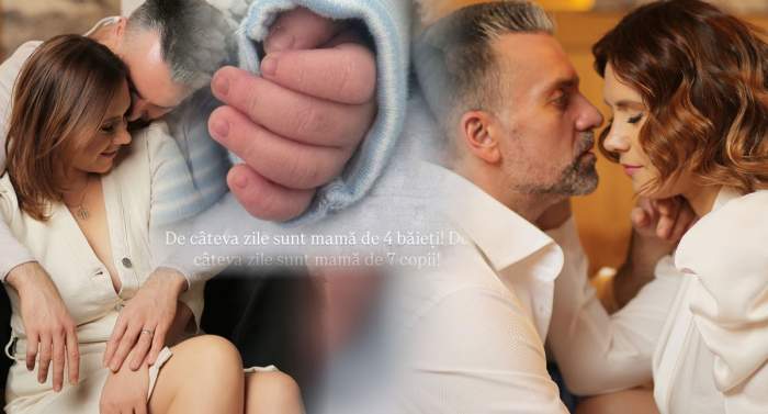 Oksana Ionașcu a născut! Soția lui Cezar Ionașcu a devenit mamă pentru a șaptea oară