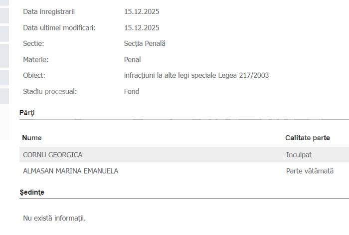 Georgică Cornu, inculpat într-un nou dosar! Marina Almășan îl vrea în pușcărie