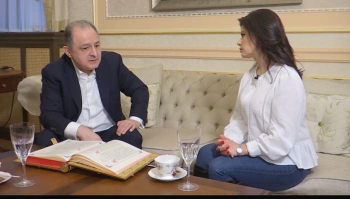 Marian Vanghelie și reporterul Antena Stars