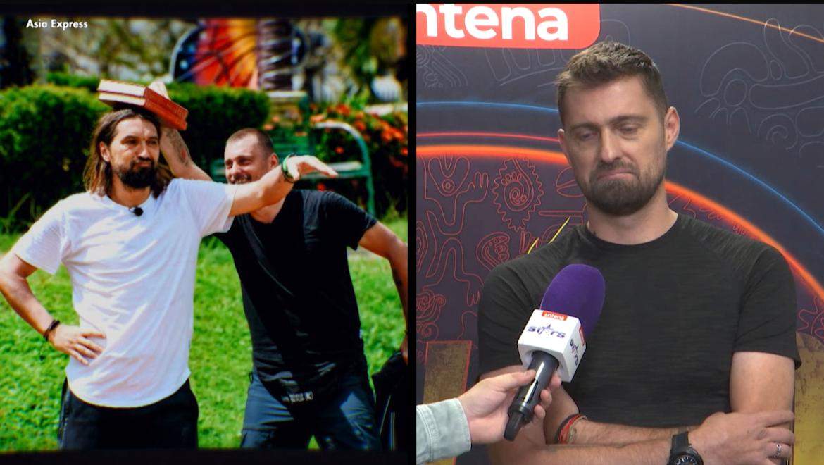 Gabi Tamaș, de vorbă cu reporterul Antena Stars