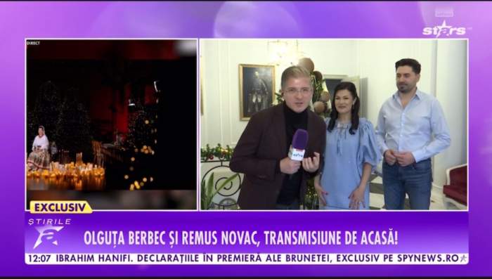 Olguța Berbec și soțul, la Antena Stars