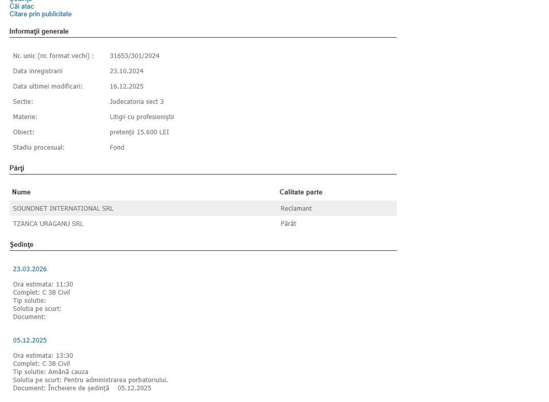 procesul lui Tzancă Uraganu