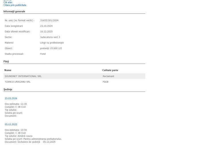 procesul lui Tzancă Uraganu