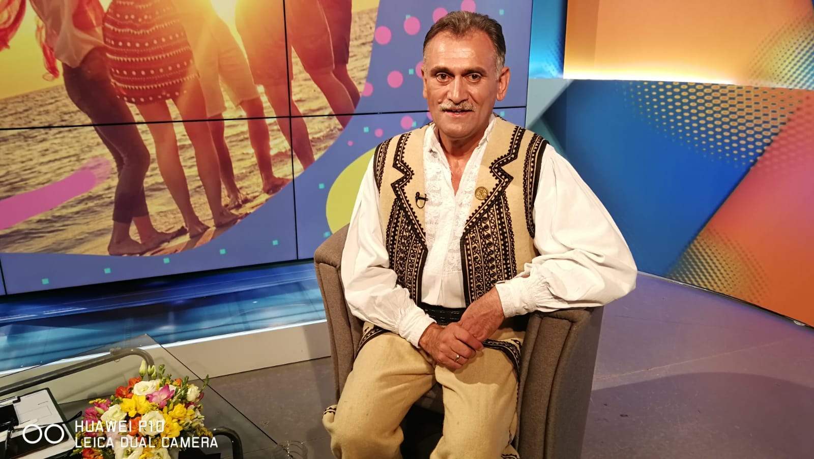 Ion Drăgan, într-un platou de televiziune