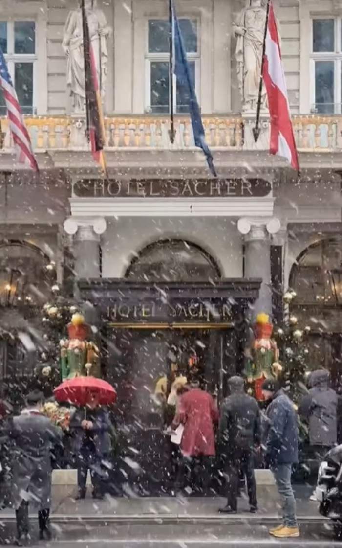 Primul Crăciun cu zăpadă după 28 de ani, în Viena. Atmosferă de poveste în capitala Austriei
