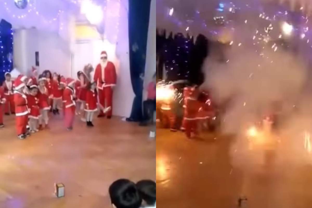 Imagini șocante care circulă pe internet! Ce s-ar fi petrecut la o serbare! Putea să se întâmple o tragedie